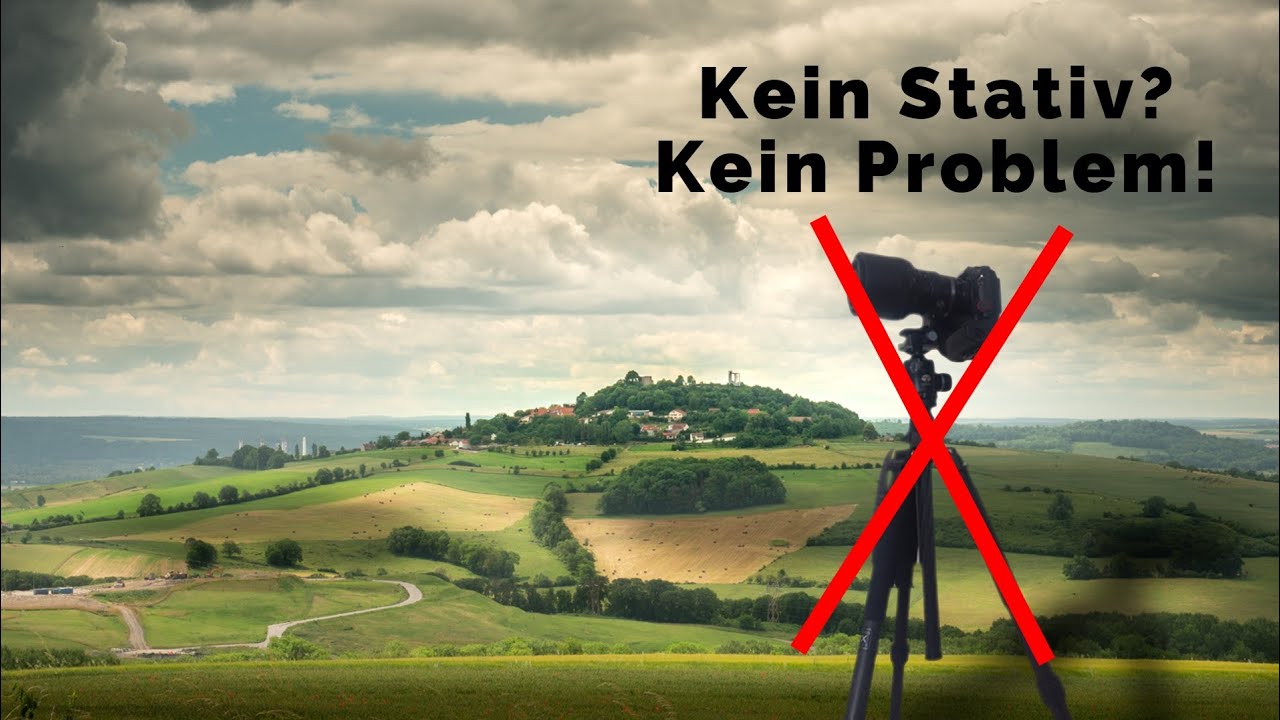 Landschaftsfotografie OHNE STATIV!? 📸 KNACKSCHARFE Bilder auch ohne Stativ