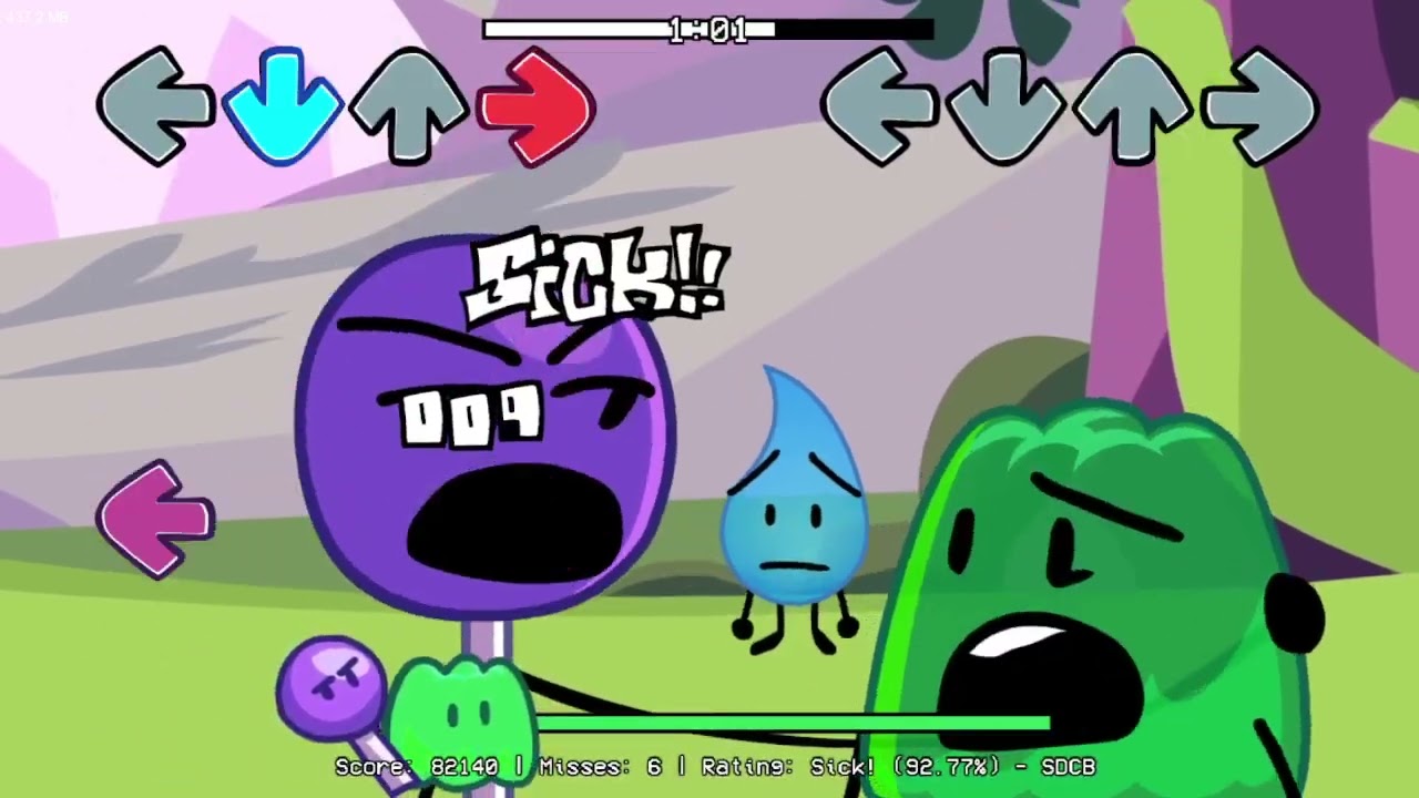 Close Chuckle Cover (Lollipop and Gelatin) BFB episode 24