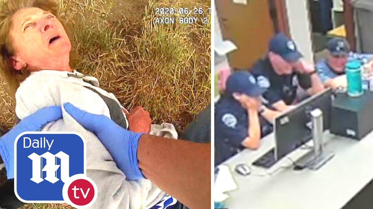 Colorado cops LAUGH as they watch video of themselves breaking woman’s arm  - DailyMail TV