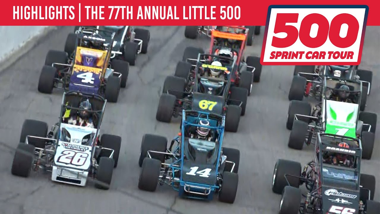 500 Sprint Car Tour | The 77th Annual Little 500 | Anderson Speedway | May 24, 2025 | HIGHLIGHTS
