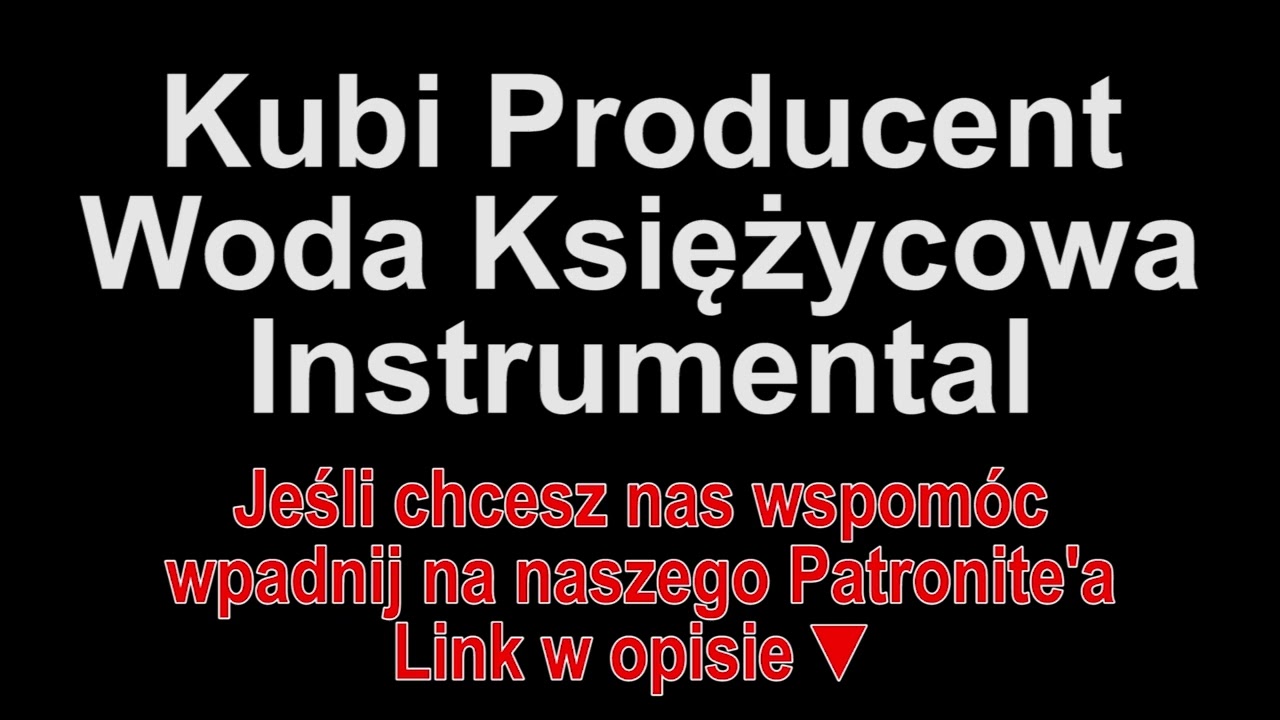 Kubi Producent - Woda Księżycowa ft. bambi, Fukaj, stickxr Instrumental