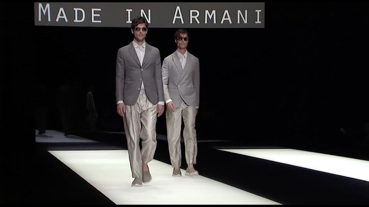 Giorgio Armani - 2018 Spring/Summer Menswear Fashion Show
