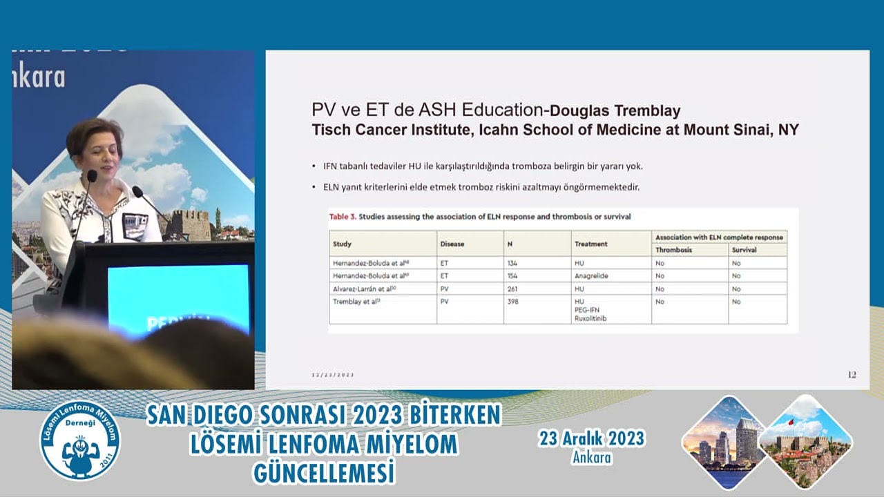 Esansiyel Trombositemi / Polisitemia Vera / PMF - Pervin Topçuoğlu