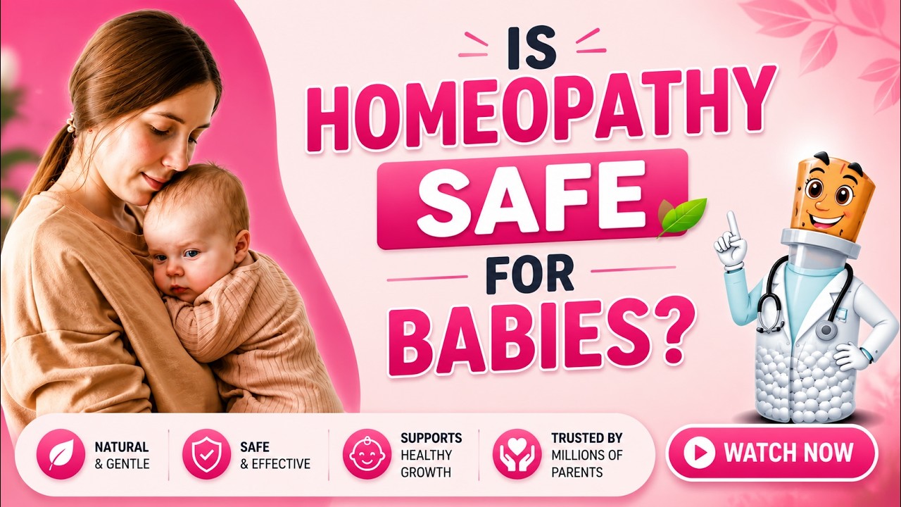 Is homeopathy safe for babies? How to give homeopathic medicines to an Infant? Homeopathic treatment