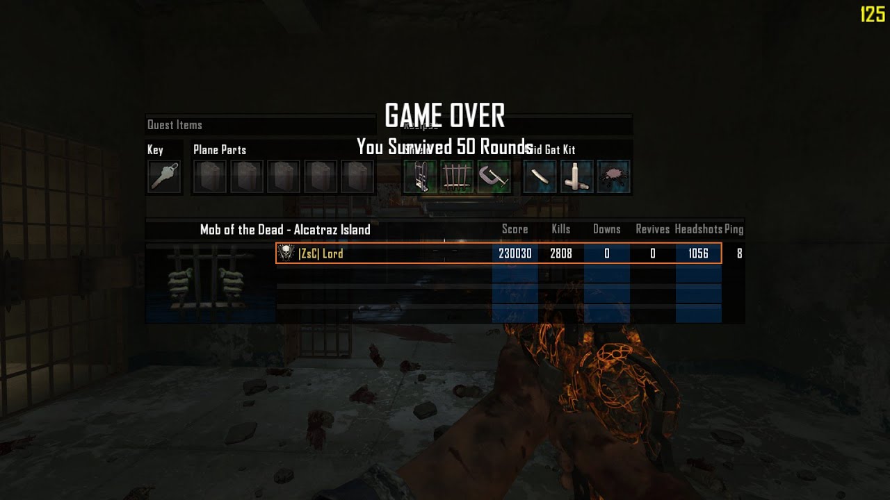 COD: Black Ops II - Mob Of The Dead R50 Flawless (Steam/Solo/Survivial)