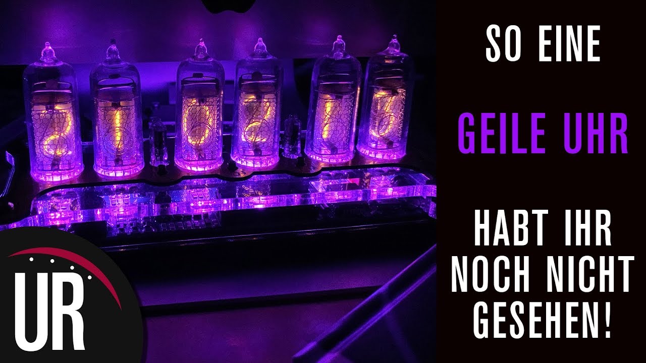 Hammer-Geile-Uhr: Nixie Tischuhr aus Nixie-Röhren!