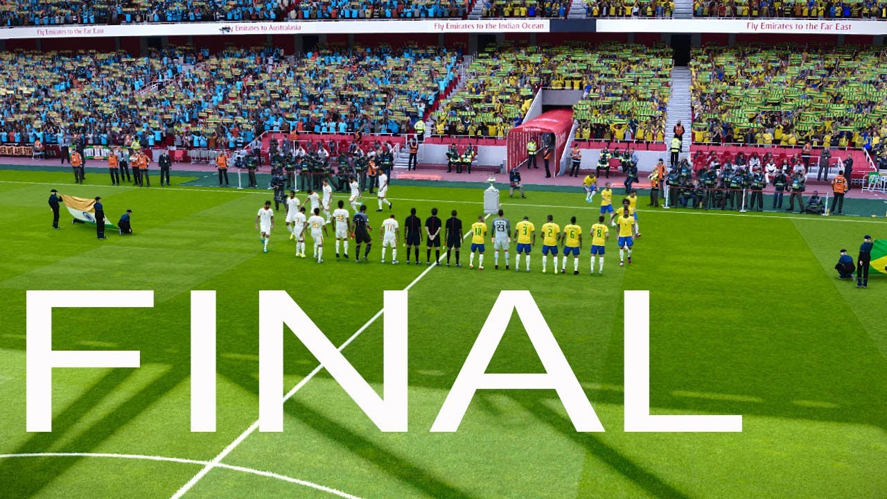 PES 2020 - BRAZIL vs INDIA - FIFA World Cup 2022 Final - Full Match - All Goals HD - Gameplay PC