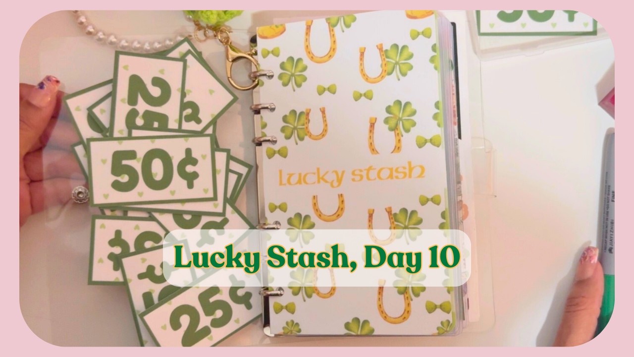 Cash Envelope Stuffing | Lucky Stash day 10