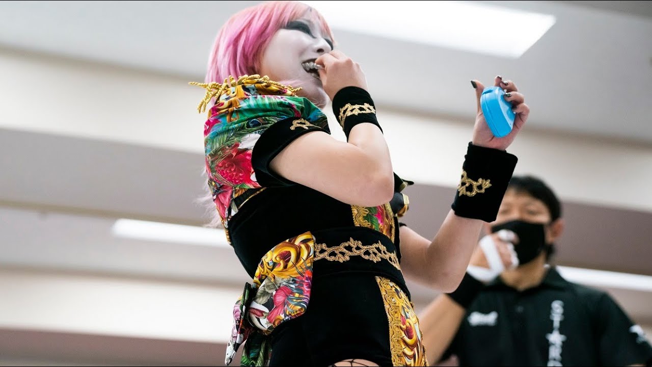 【スターダム】マウスピースを付けてやる気満々のラム会長が高橋奈七永と向かい合う！『目が〇しに来てる』７Upp vs Rebel＆Enemyトライアングルダービー1.29群馬大会-【STARDOM】