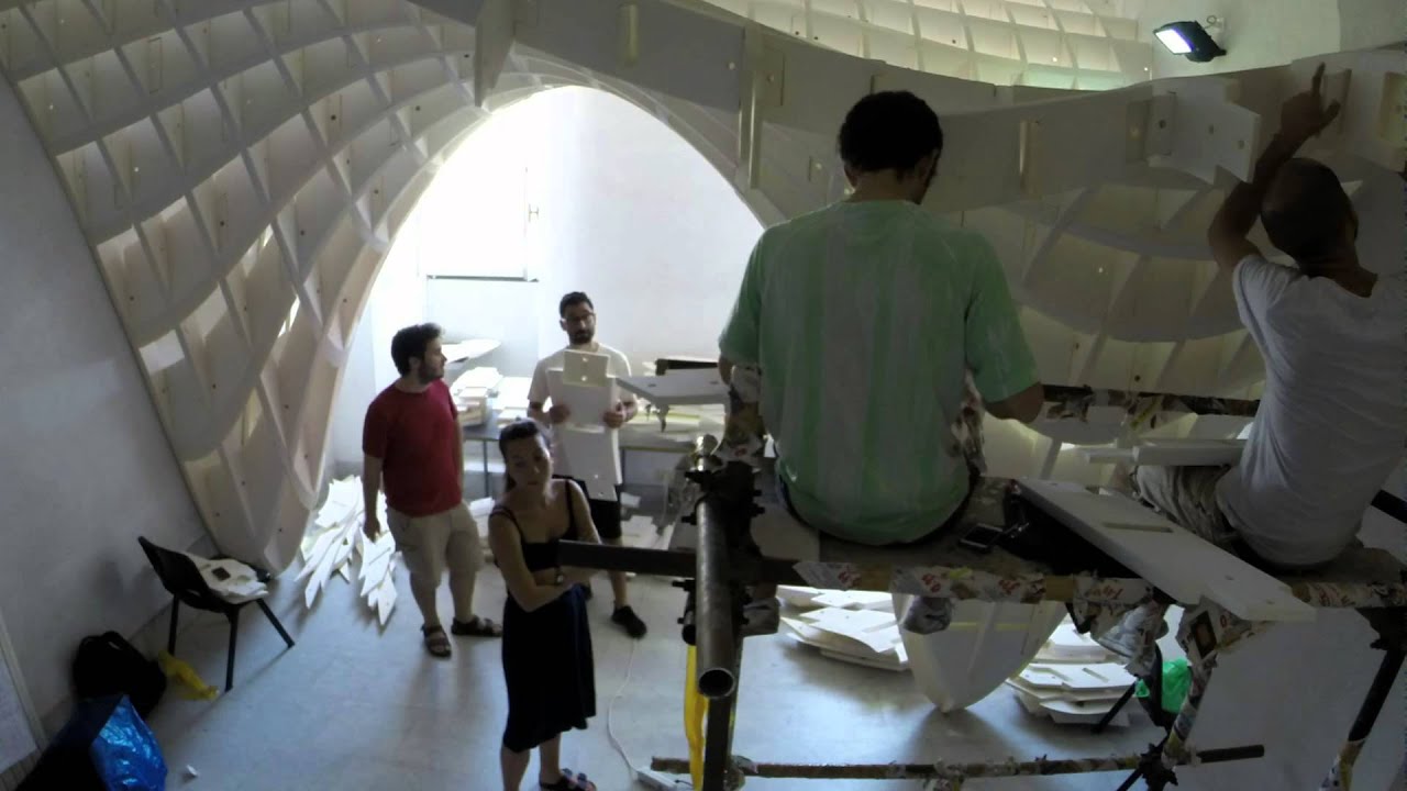 Architecture and Digital Fabrication: Construction TimeLapse