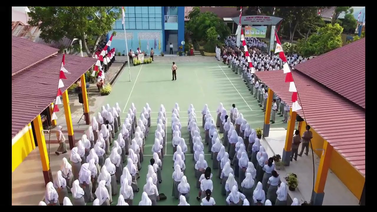 Cuplikan Upacara Bendera HUT RI Ke 77 SMK Swasta PAB 12