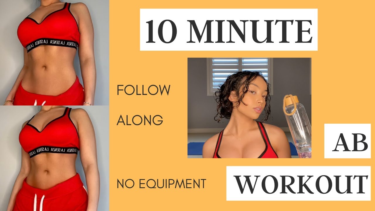 10 MINUTE AB WORKOUT (EFFECTIVE) | intense | follow along | no equipment