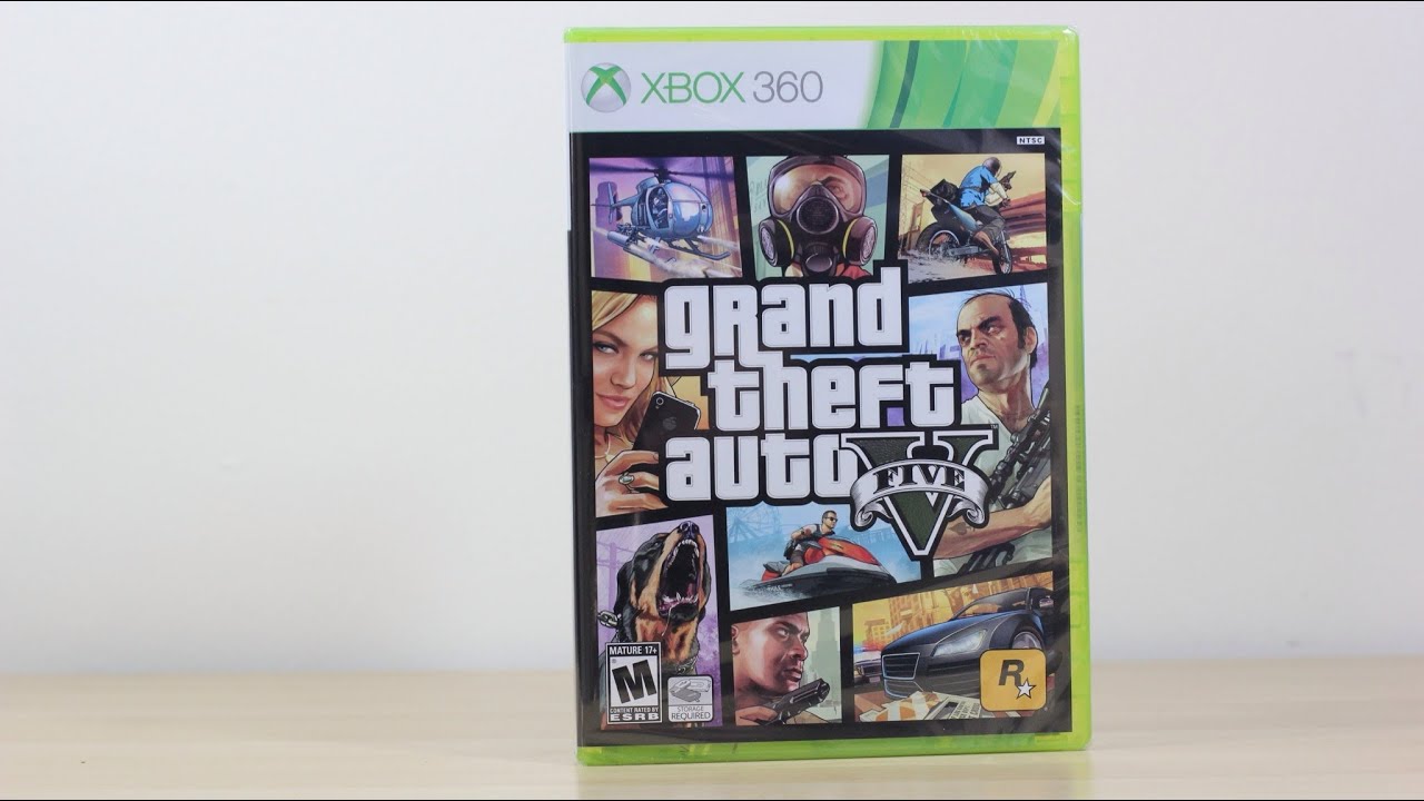 GTA V Unboxing - Grand Theft Auto 5 - Xbox 360