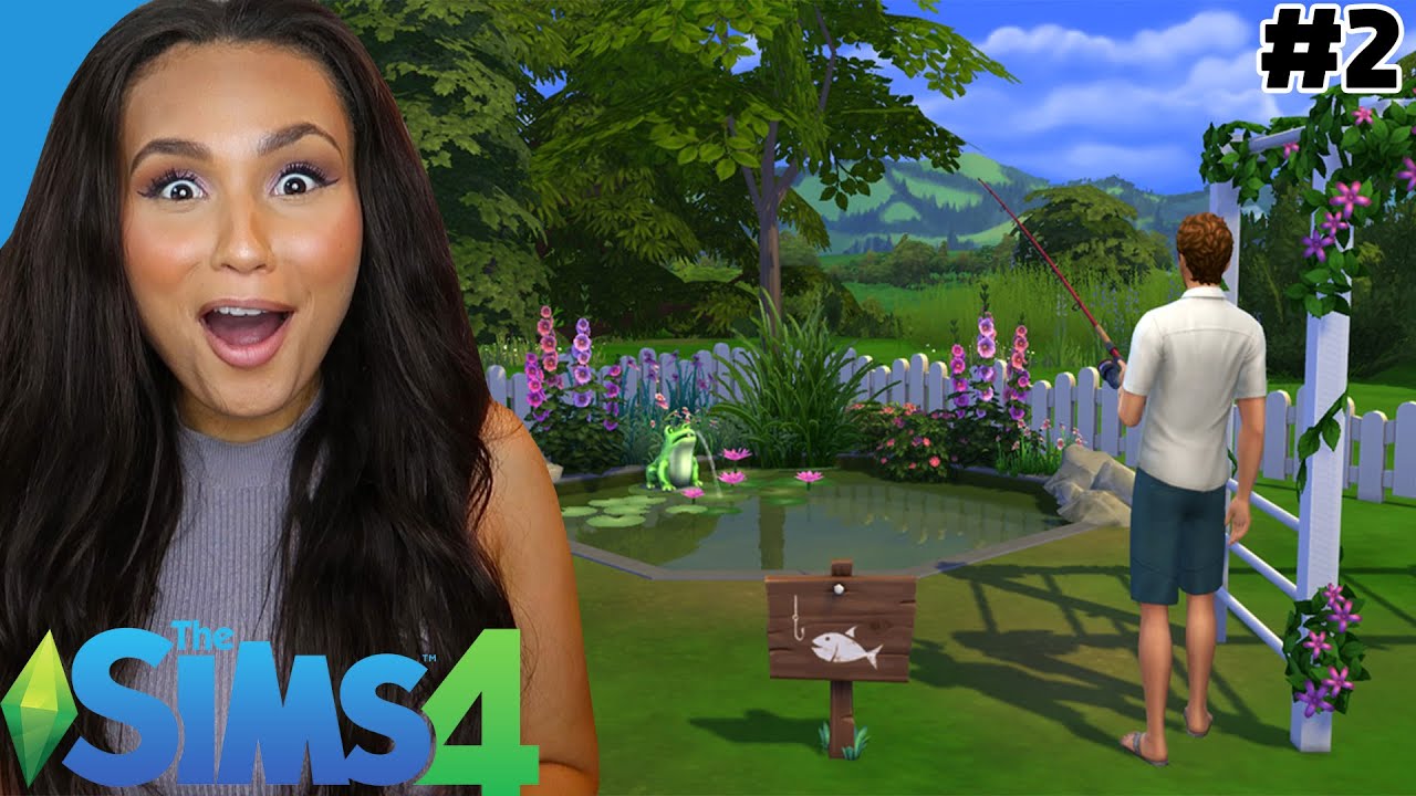 MIJN DROOMTUIN MAKEN! SIMS 4 BOUWEN #2