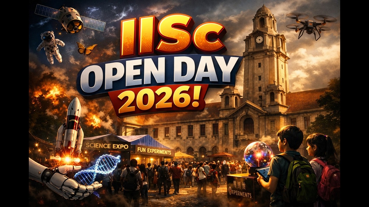 IISc Open Day 2026 – Experience Science Up Close! 🔬🚀