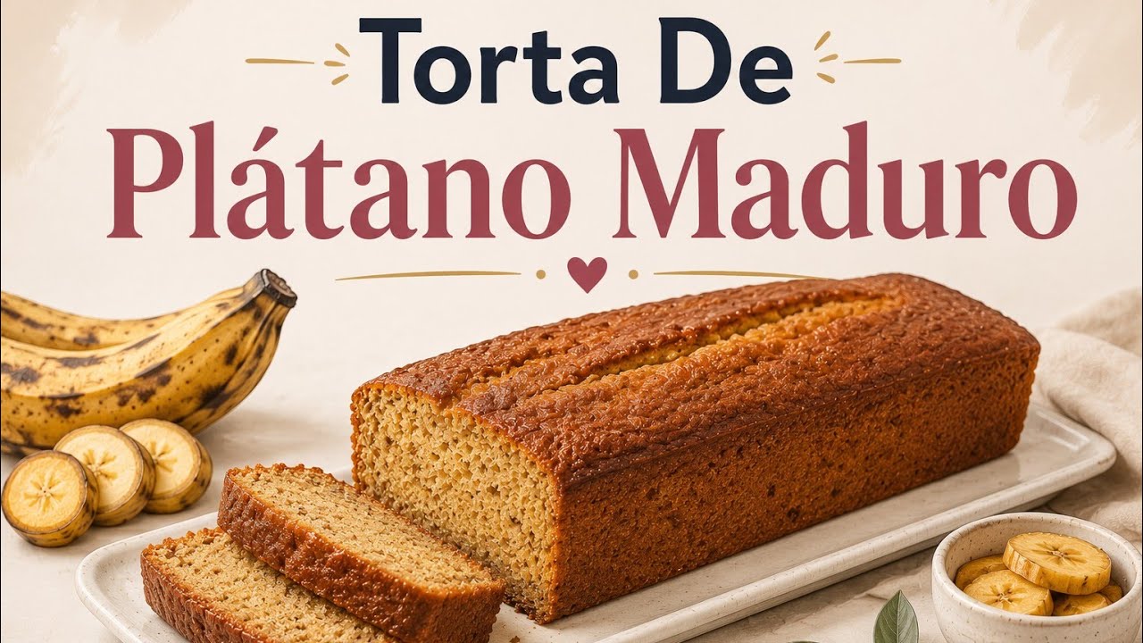 TORTA DE PLÁTANO 🍌: Receta paso a paso para 36 a 40 personas ¡IDEAL PARA EMPRENDER!