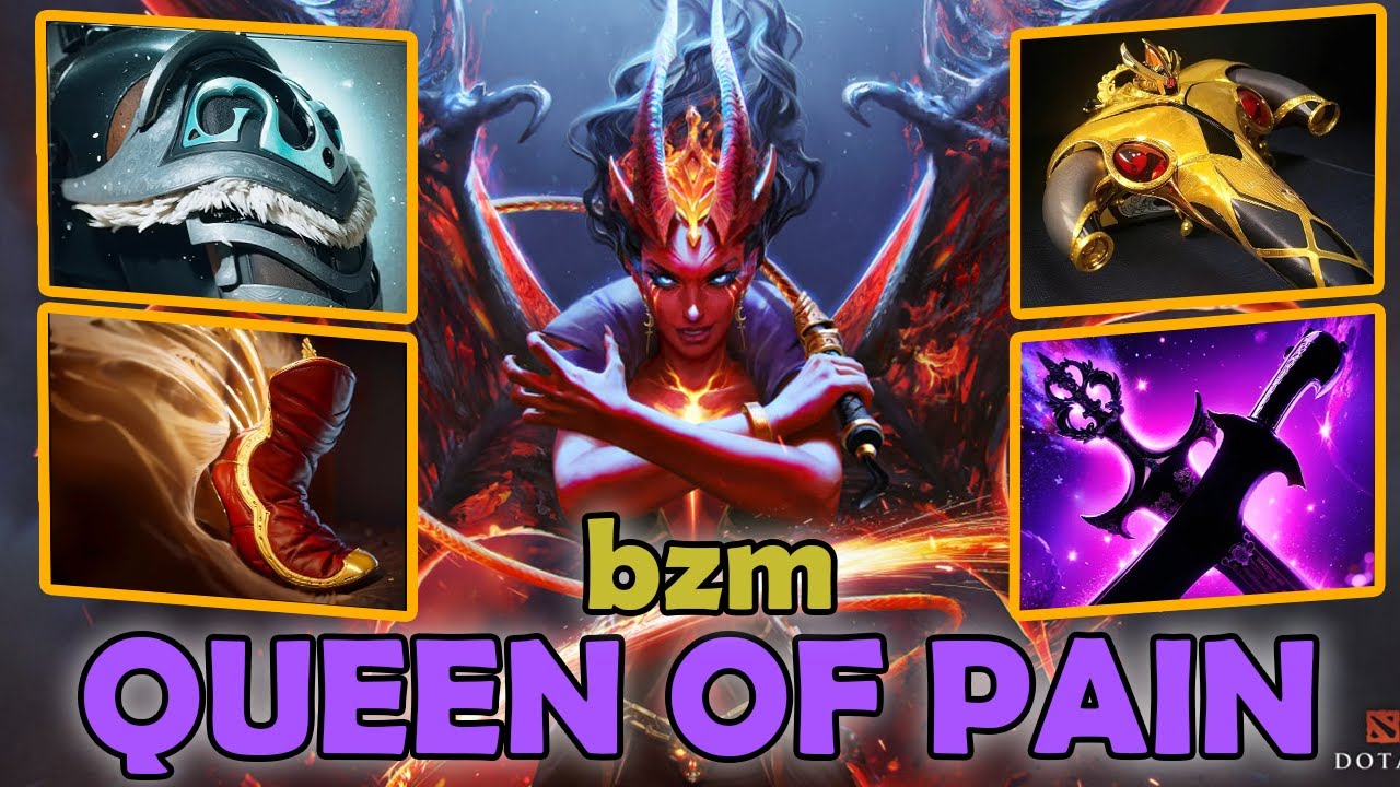 QUEEN OF PAIN MID bzm - [Dota 2 Replay] 7.39e