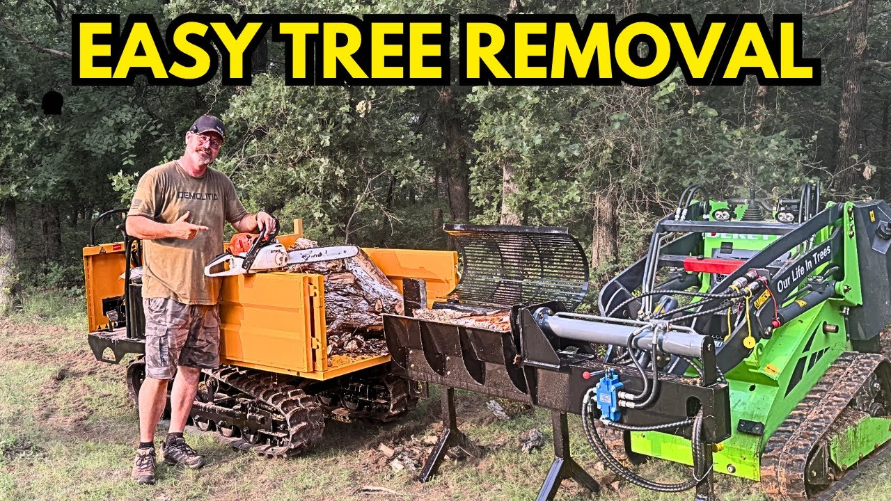What’s the Ultimate Tool for Tree Removal? A Chinese Mini Skid Steer!