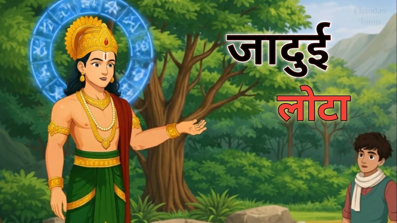 वन देवता ने दी जादुई लोटा।hindi kahaniyann। Jadui Lota.moral story in hindi.