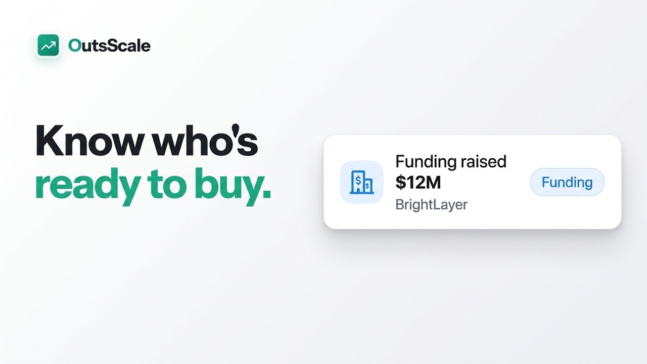 OutsScale AI Demo: Find High-Intent B2B Leads Using Buying Signals