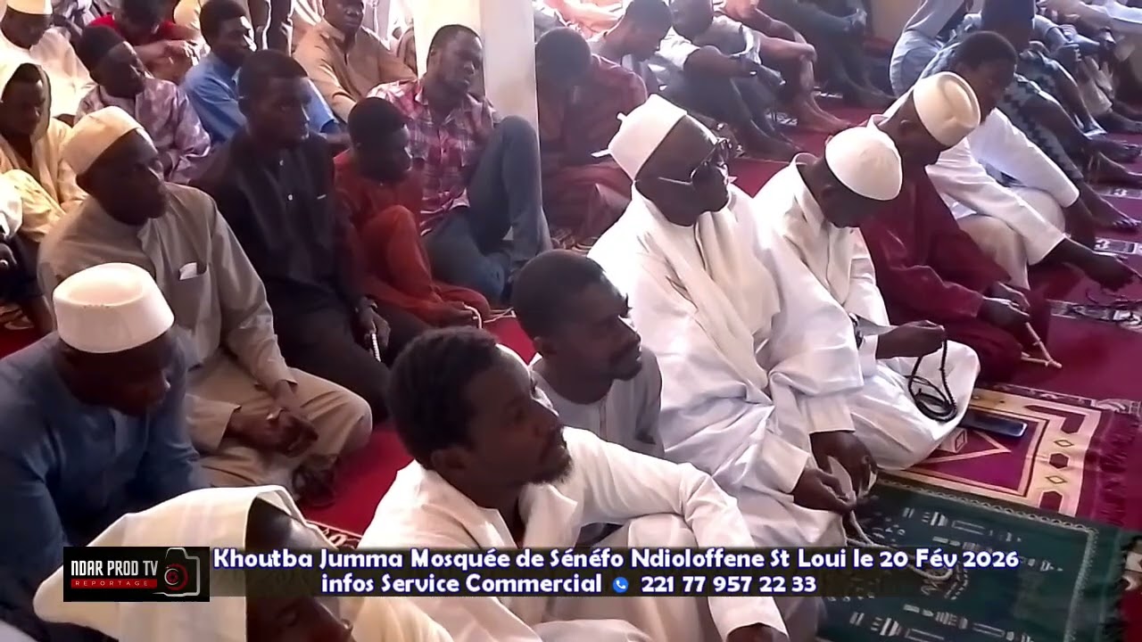 Khoutba Jummah Mosquée de Sénéfo a Ndioloffene st louis le 20 février 2026 Partie 1