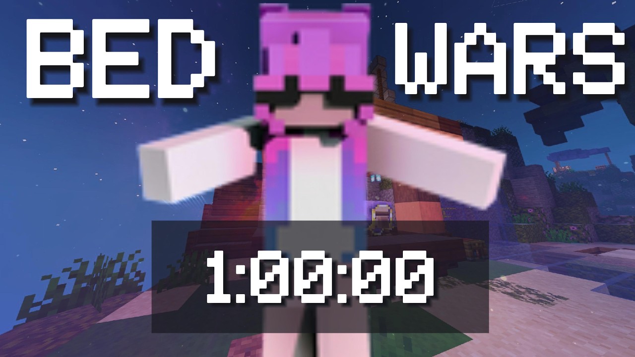 1 Hour ASMR Uncut Bedwars [4K 480 FPS]