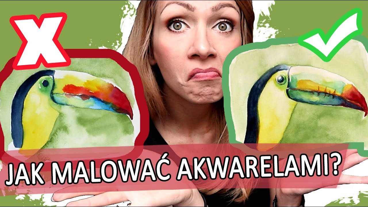 5 PORAD Jak malować AKWARELAMI - praktyczne wskazówki