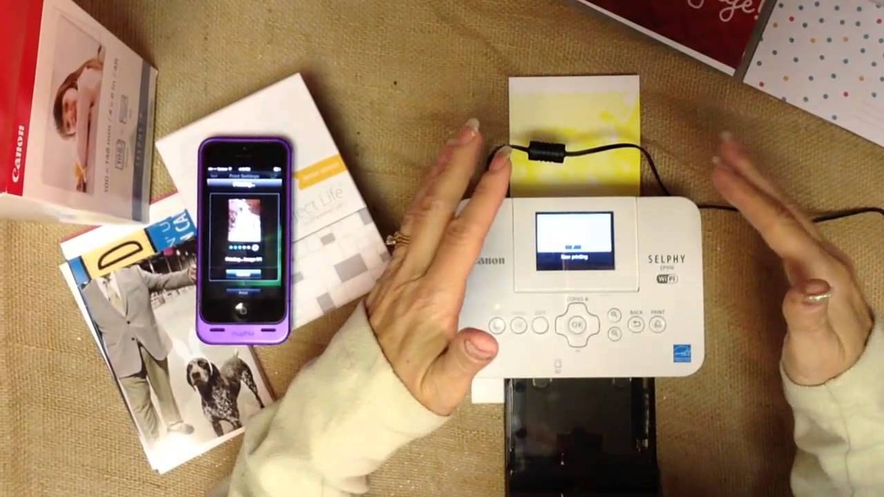How to use the Canon Selphy Printer for Project Life by Stampin' UP!