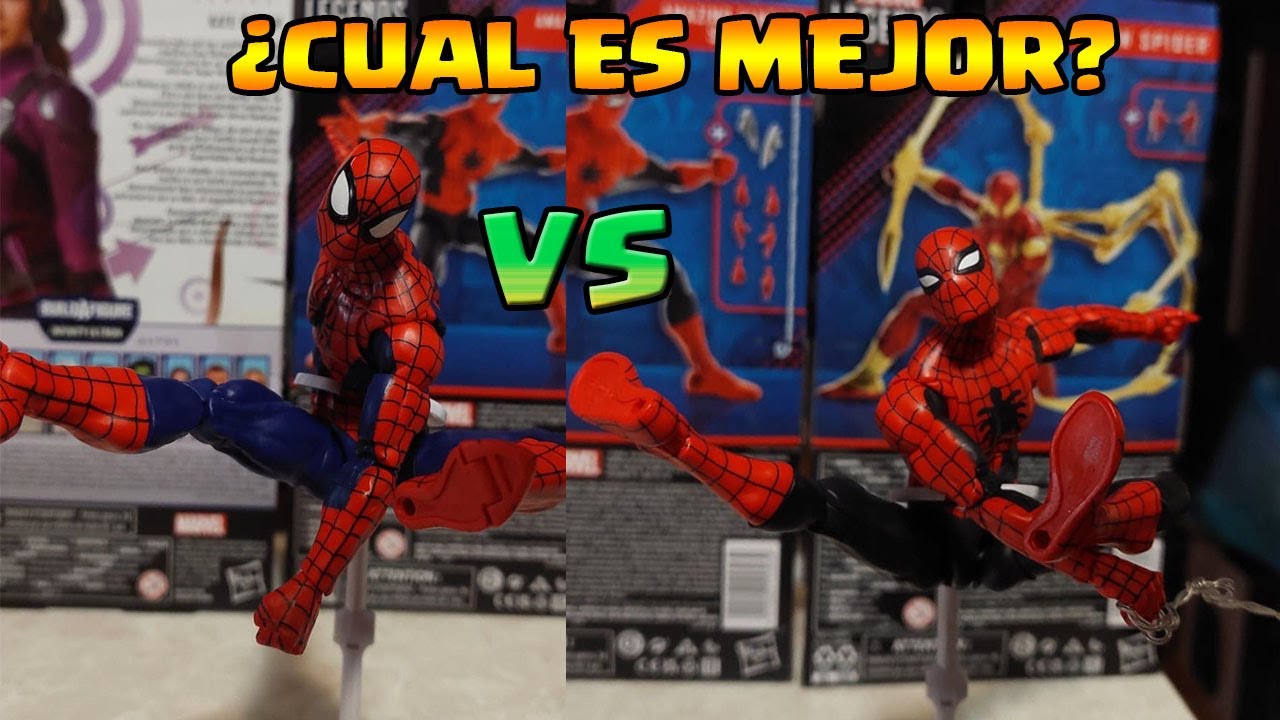 SPIDER-MAN AMAZING FANTASY VS SPIDER-MAN DE LA PUNTA DE PIE VERSUS COMPARATIVO ¿CUAL ES EL MEJOR ?