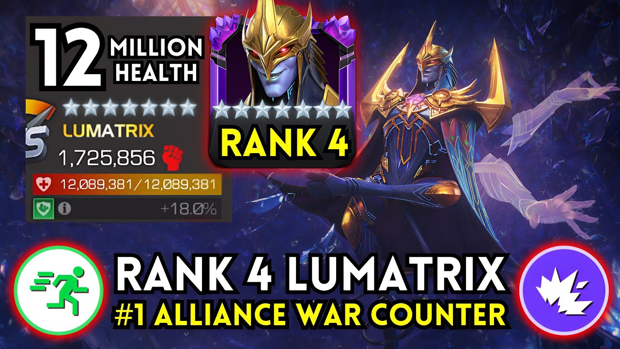 STOP Struggling vs 12 MILLION HP Evade & Root Lumatrix Using THIS Counter! - MCOC