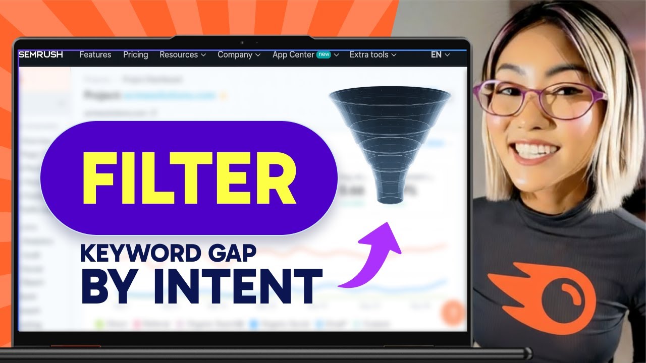 How to FILTER KEYWORD GAP by INTENT in Semrush (Step by Step)