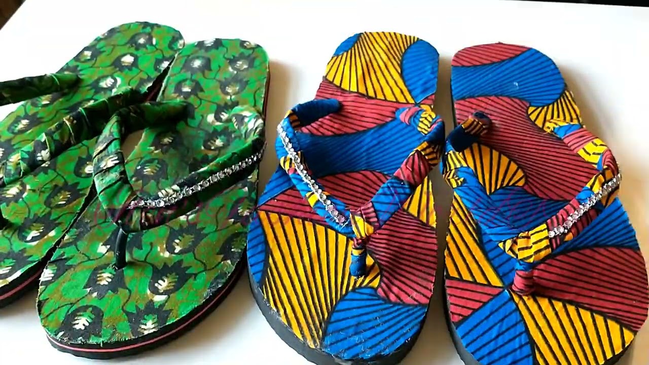 DIY Ankara Flip-flop Making Tutorial |DIY Slippers |No Sew