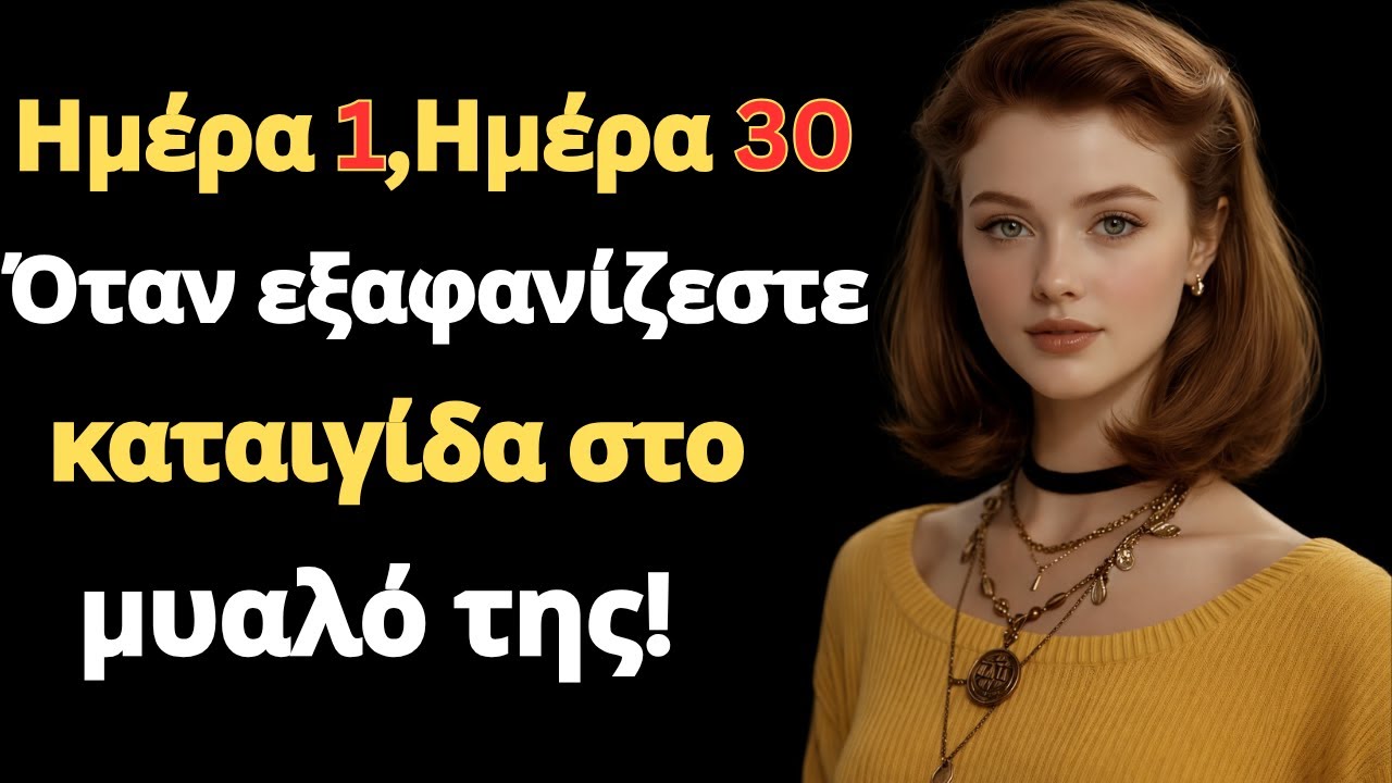 Ημέρα με την ημέρα: Όταν εξαφανίζεστε, τι σκέφτεται και ποια καταιγίδα σηκώνεται στην καρδιά της.