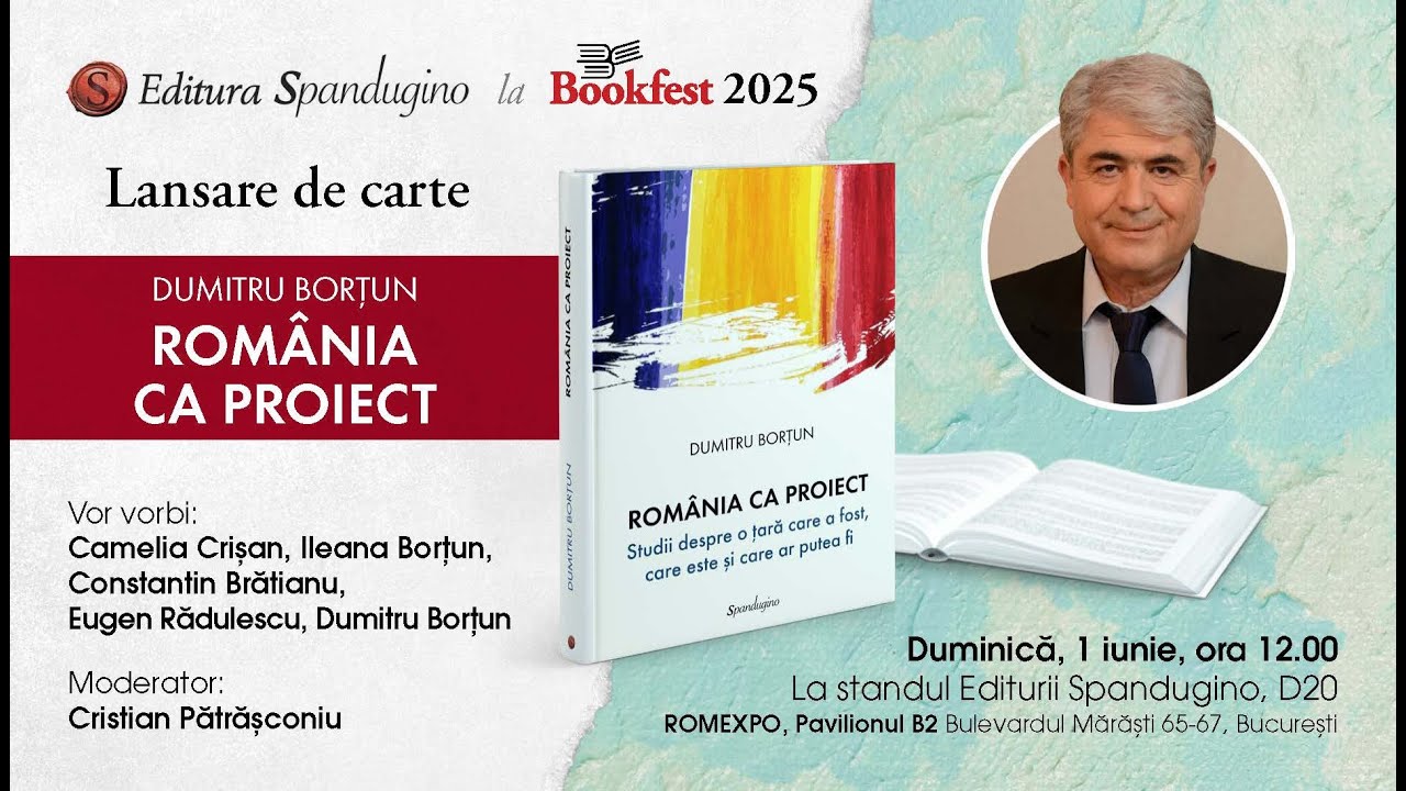 Lansare de carte | România ca proiect | de Dumitru Borțun @Bookfest 2025