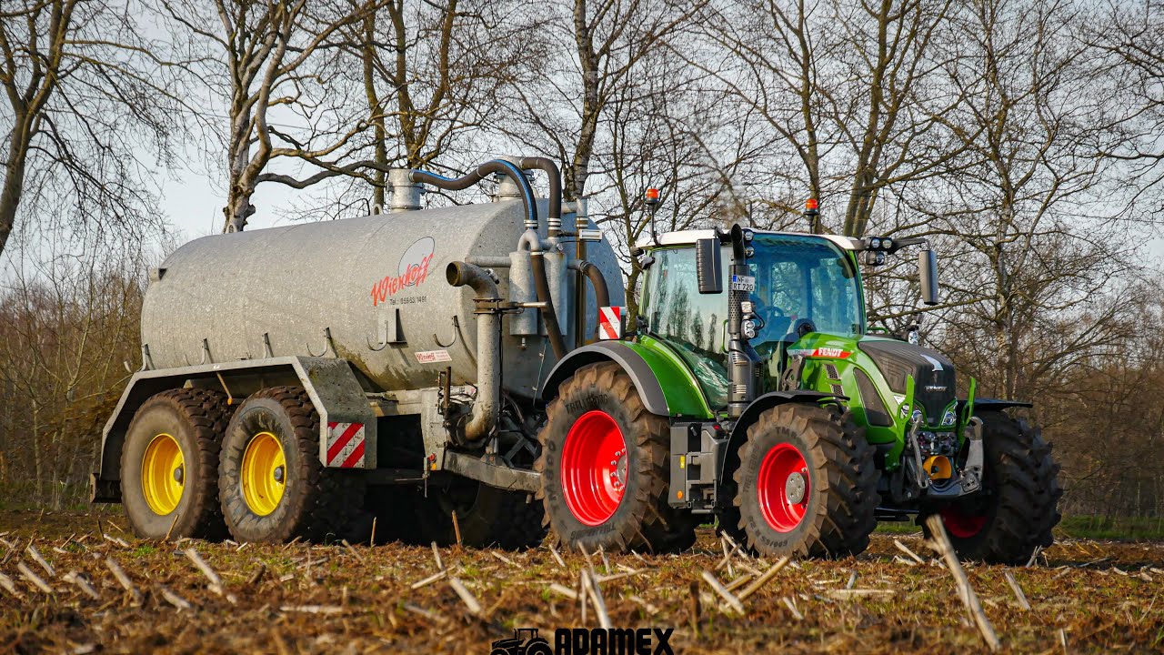 Akcja Gnojowica i uprawka pod kukurydze z nowym Fendt One 720 ☆6x Fendt☆