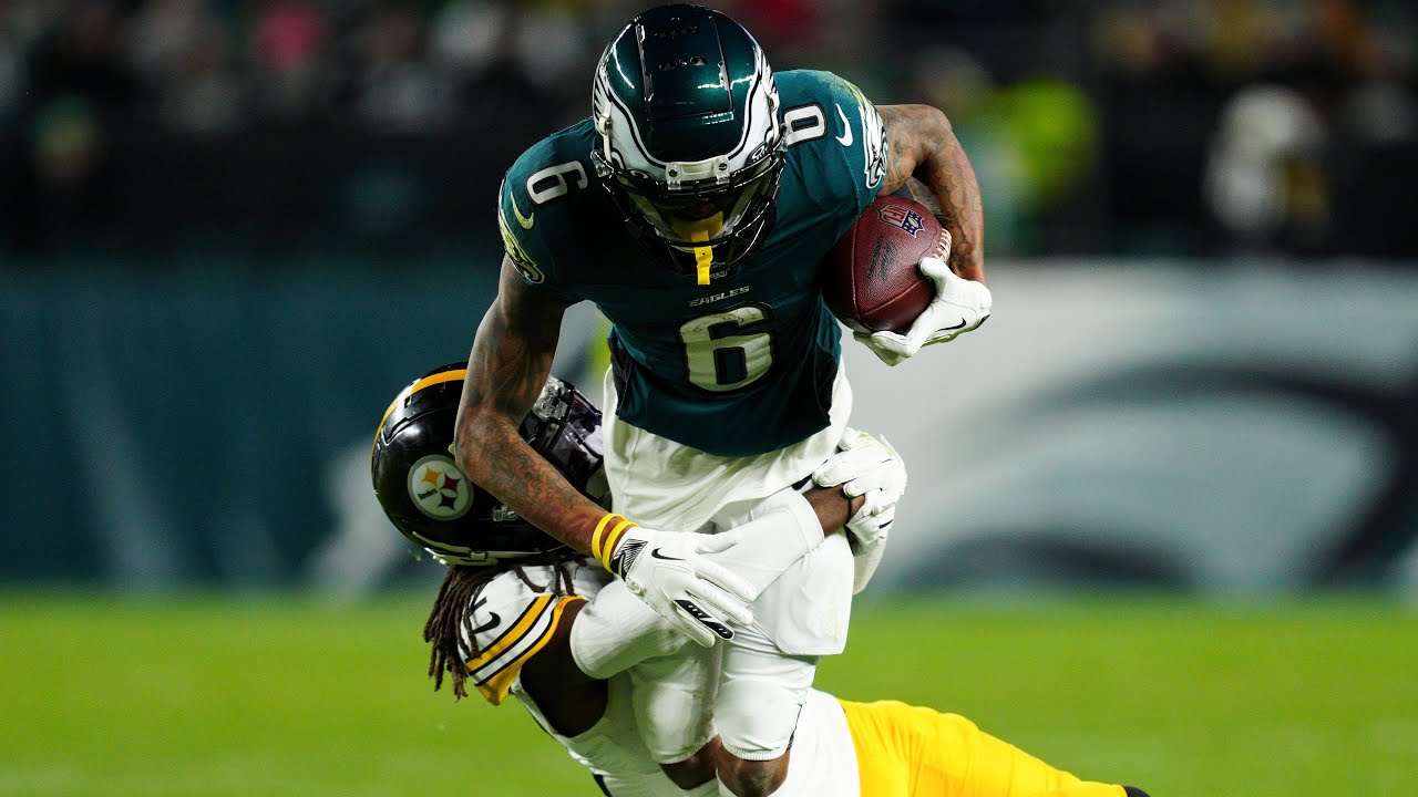 DeVonta Smith's best receptions from 109-yard game vs. Steelers | Week 15