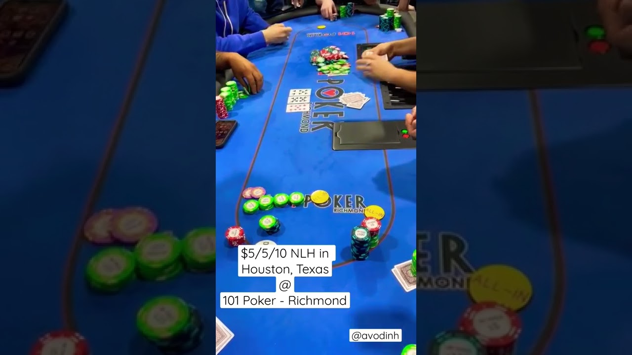 Action has been absolutely INSANE here in Houston! 101 Poker Richmond has been having $5/5 EVERY day