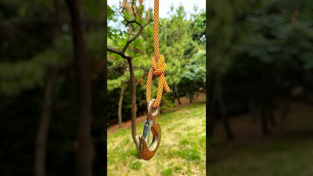 The 2-Second Hook Bowline 🟡 Fast lifting loop that never slips.