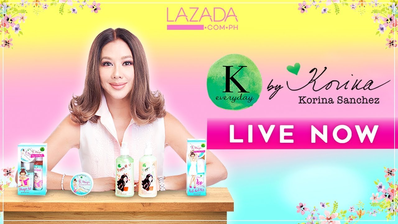 LIVE : Korina Sanchez-Roxas talks about K Everyday products, now exclusively available on Lazada! 💚