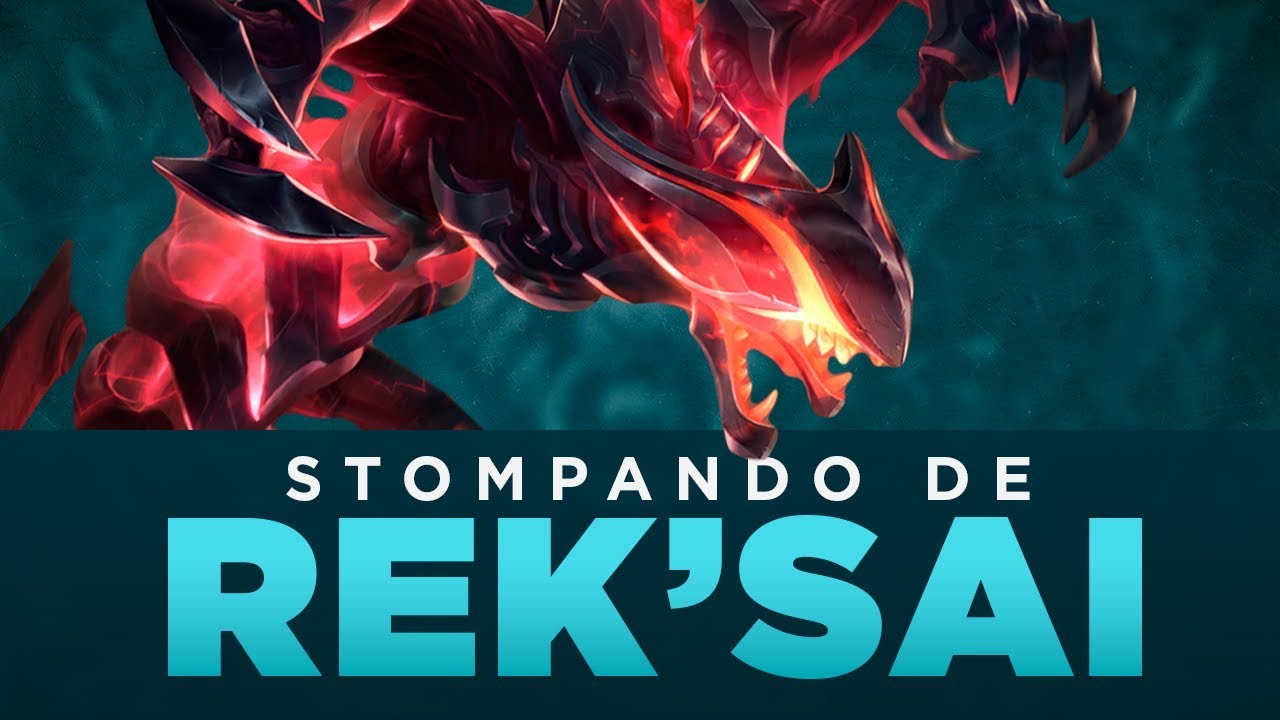 STOMPANDO DE REK'SAI - GAMEPLAY COMENTADO