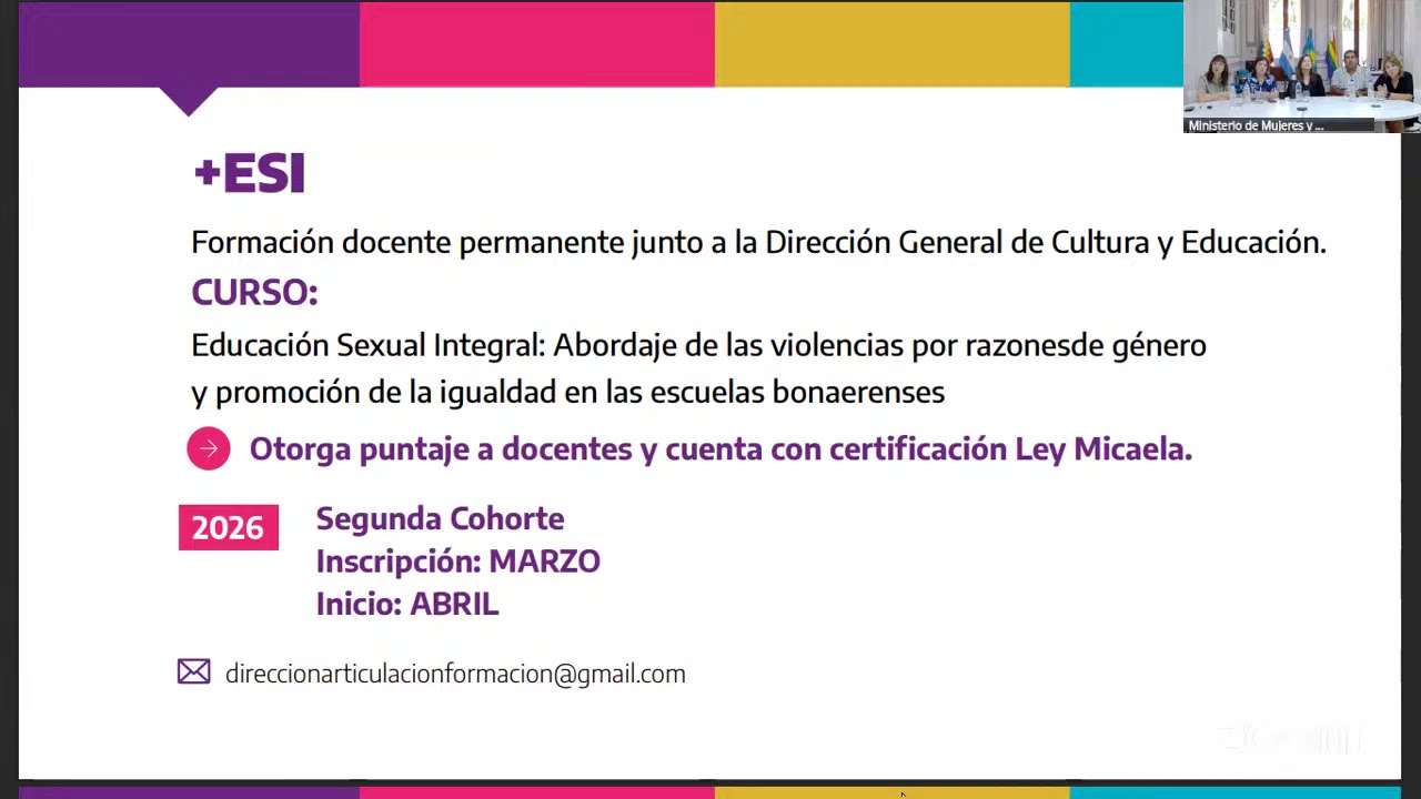 Lanzamiento de la Escuela de Género, Gobierno y Comunidad 2026