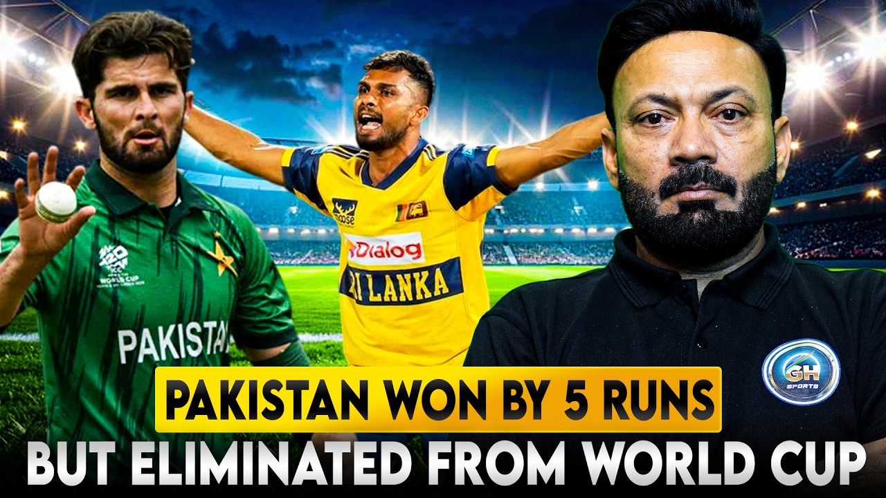 Pakistan Wins by 5 Runs… But Eliminated! The Real Reason Behind Pakistan’s Exit