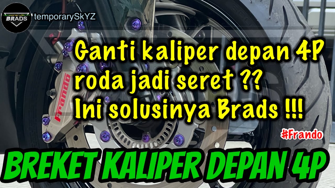 Pake kaliper depan 4P, roda jadi seret? Ini penyebabnya__Project iseng-iseng - AllNewNMAX2020 #149