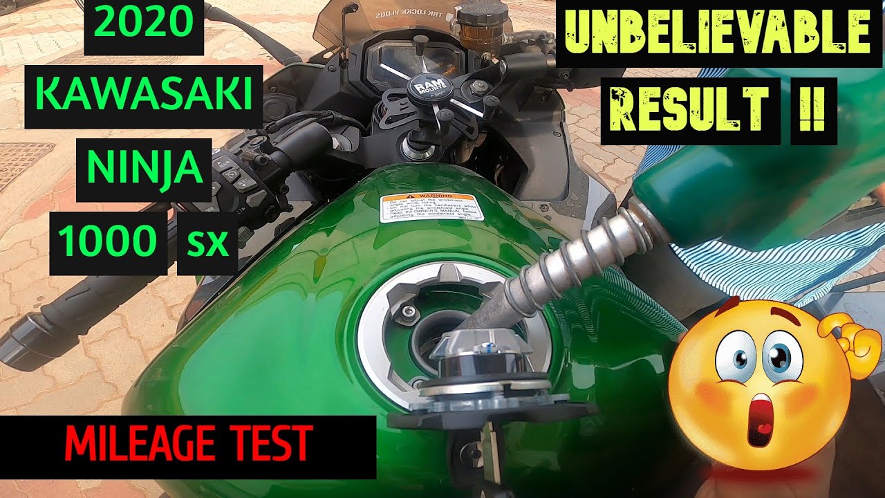 SHOCKING MILEAGE! 2020 Kawasaki Ninja 1000 SX Mileage Test