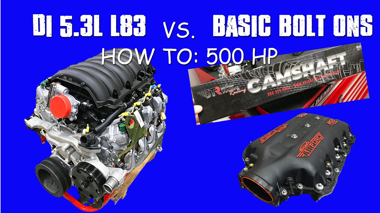 5.3L L83 CAM & INTAKE UPGRADES (ADD 100+ HP)