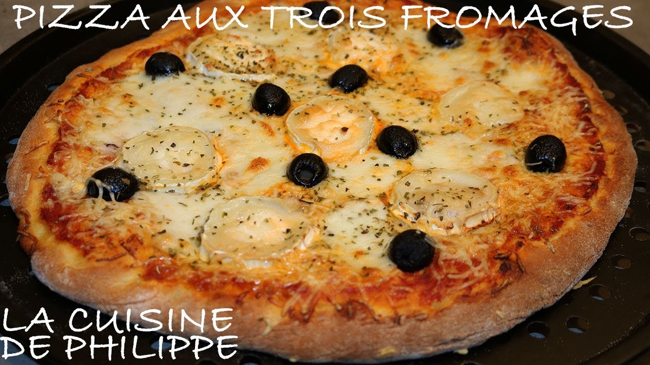 Pizza aux trois fromages