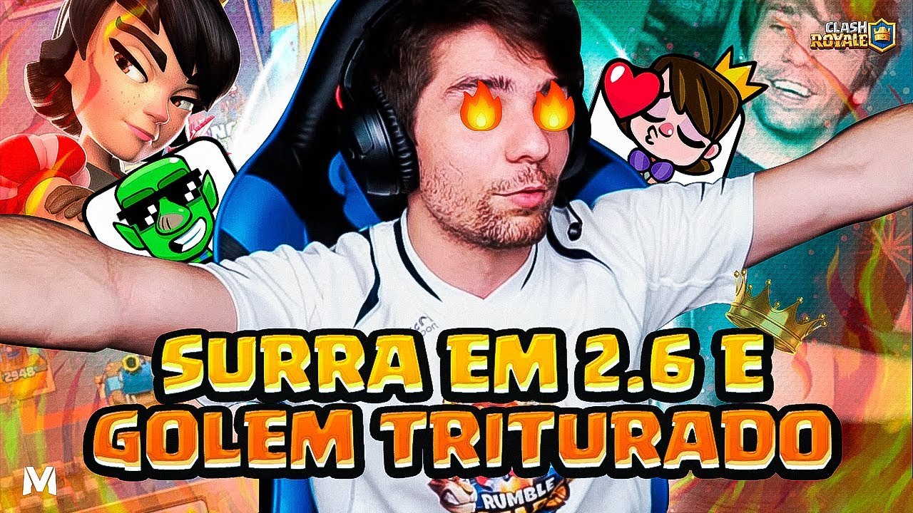 DECK LOG BAIT ENTORTANDO DECK 2.6 - Clash Royale #ClipesDaLive