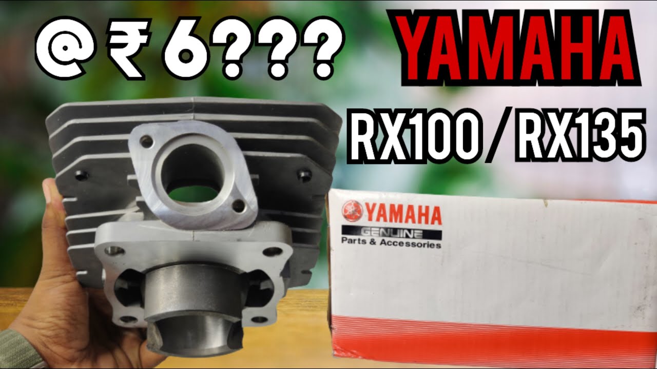 Yamaha RX100/RX135 Original(Master Copy) Cylinder (Block Piston) Unboxing | The Motosky