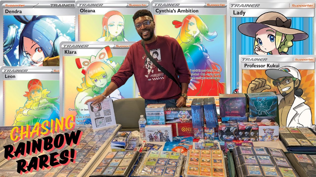 New Rainbow Rares! | Pokemon Vendor & Collector POV | Big Binder Collection