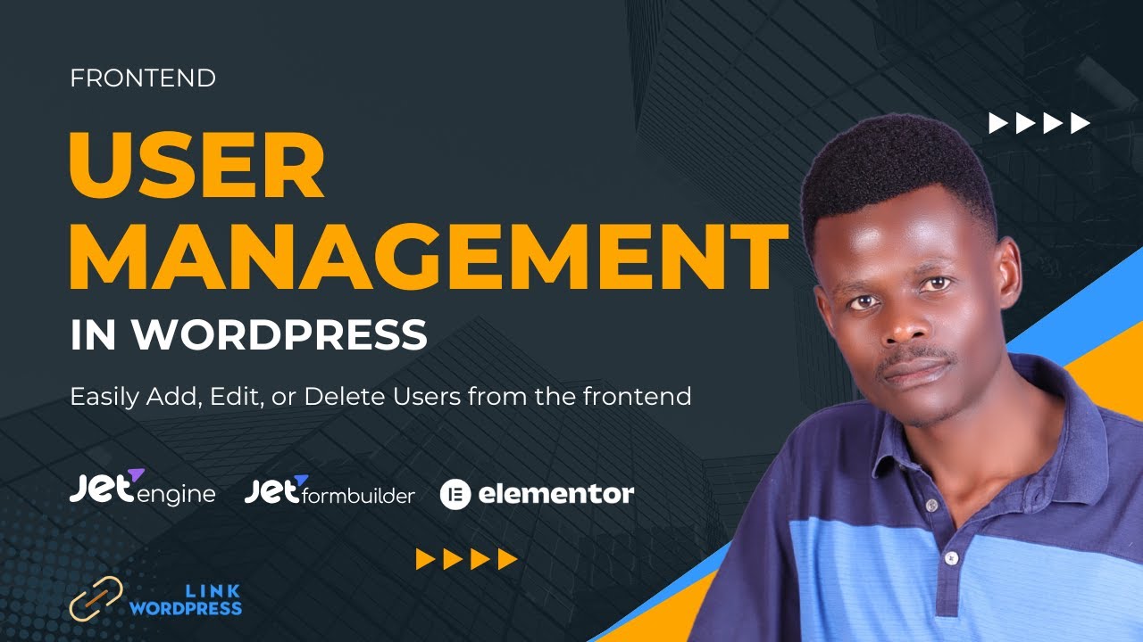 WordPress Frontend User Management: Add, Edit & Delete Users with JetEngine & Elementor